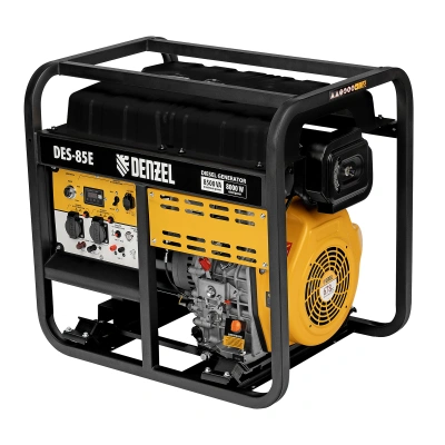 Генератор дизельный DES-85E, 8,5 кВт, 230 В, 16 л, электростартер Denzel по ценам производителя в Челябинске с доставкой по всей России