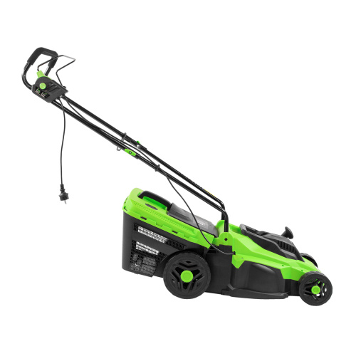Газонокосилка электрическая L1500, 1500 Вт, ширина 33 см, 5 уровней, пластиковый травосборник 35 л Сибртех по ценам производителя в Челябинске с доставкой по всей России