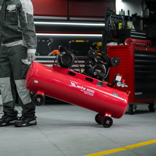 Компрессор воздушный ременный привод КР2500/80, 2,5 кВт, 80 литров, 420 л/мин МТХ по ценам производителя в Челябинске с доставкой по всей России