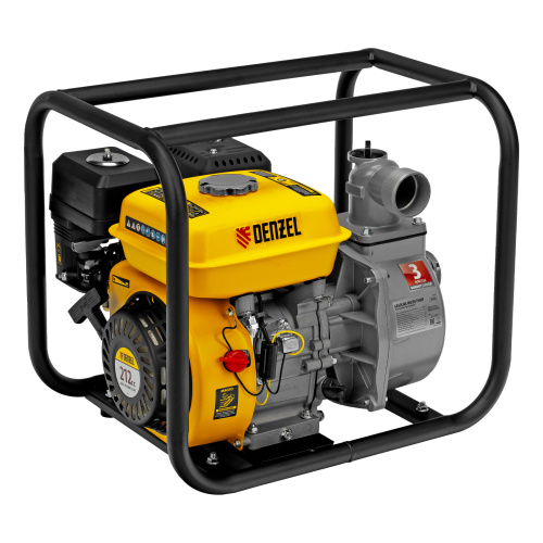 Мотопомпа бензиновая для чистой воды PX-50, 7 л.с, 2", 600 л/мин, глубина 8 м, напор 30 м Denzel по ценам производителя в Челябинске с доставкой по всей России