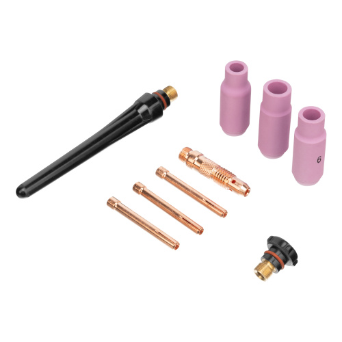 Горелка сварочная TIG WP17V, прямое подключение к баллону, 4 метра Denzel по ценам производителя в Челябинске с доставкой по всей России