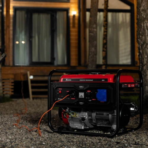 Генератор бензиновый RS-7000, 6 кВт, 230В, ручной стартер MTX по ценам производителя в Челябинске с доставкой по всей России