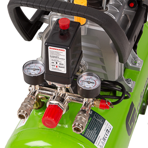 Компрессор воздушный КК-1500/24, 1.5 кВт, 198 л/мин, 24 л, прямой привод, масляный Сибртех по ценам производителя в Челябинске с доставкой по всей России