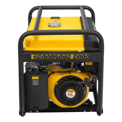 Генератор бензиновый PS 55 EA, 5.5 кВт, 230 В, 25 л, коннектор автоматики, электростартер Denzel по ценам производителя в Челябинске с доставкой по всей России