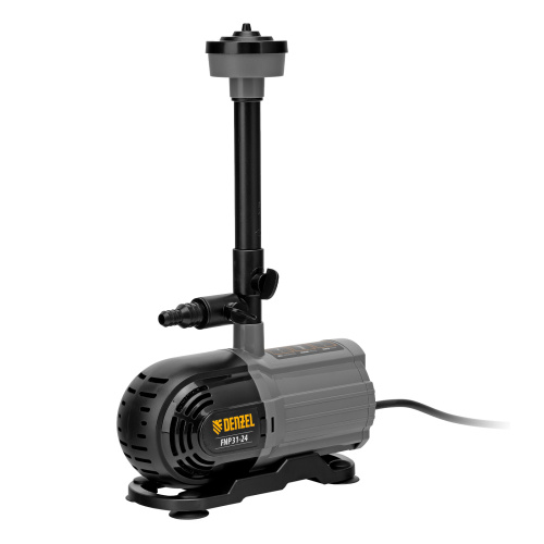 Насос фонтанный FNP31-24, 31 Вт, подъем 2,4 м, 1500 л/ч, колокольчик/2 каскада/гейзер Denzel по ценам производителя в Челябинске с доставкой по всей России