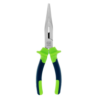 Длинногубцы прямые, 200 мм, двухкомпонентные рукоятки Сибртех по ценам производителя в Челябинске с доставкой по всей России