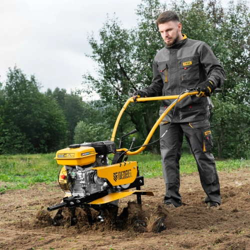 Мотоблок DPT-270S, 7 л.с., ремен.сцеп, фрез 3х4, ШОМ, передачи 2В/1Н Denzel по ценам производителя в Челябинске с доставкой по всей России