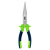 Длинногубцы прямые, 200 мм, двухкомпонентные рукоятки Сибртех по ценам производителя в Челябинске с доставкой по всей России