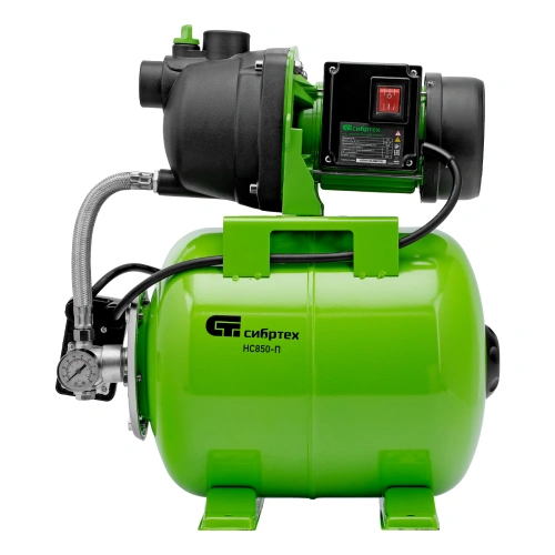 Насосная станция НС850-П, 850 Вт, напор 42 м, 3500 л/ч, ресивер 19 л Сибртех по ценам производителя в Челябинске с доставкой по всей России