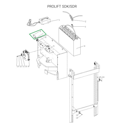 Счетчик моточасов c индикатором заряда для штабелеров SDR/SDK 1,5-2 т, для тележек SK20 по ценам производителя в Челябинске с доставкой по всей России