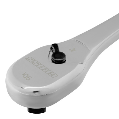 Ключ-трещотка 1/2", CrV, 90 зубьев, усиленный, хром Gross по ценам производителя в Челябинске с доставкой по всей России