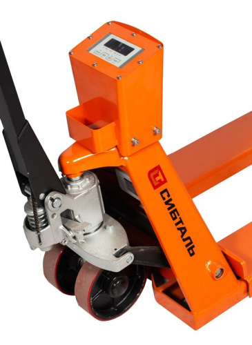 Гидравлическая тележка (рокла) ACR-ES c весами, 2,5 т, Вилы: 1150 Х 550, СибТаль, полиуретановые колеса по ценам производителя в Челябинске с доставкой по всей России