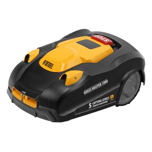 Робот-газонокосилка Grass Master 1000  1000м², 3Ач, 28V, LCD дисплей, Wi-Fi Denzel по ценам производителя в Челябинске с доставкой по всей России