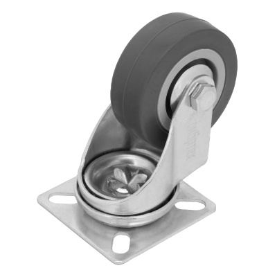 Колесо поворотное D 50 мм, крепление  платформенное Сибртех по ценам производителя в Челябинске с доставкой по всей России