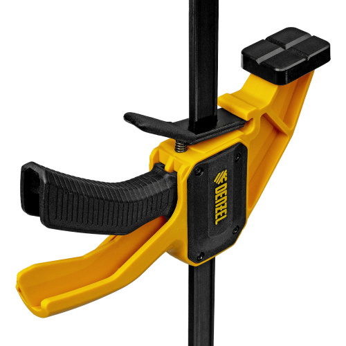 Струбцина F-образная, быстрозажимная, 150 х 80 мм, усиленный нейлоновый корпус Denzel по ценам производителя в Челябинске с доставкой по всей России