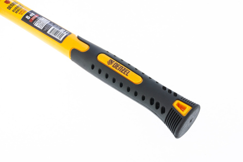 Киянка резиновая, 8 oz, черная резина, фибергласовая рукоятка Denzel по ценам производителя в Челябинске с доставкой по всей России