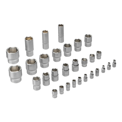 Набор инструментов, 1/2", 1/4", CrV, S2, пластиковый кейс, 100 предметов Denzel по ценам производителя в Челябинске с доставкой по всей России