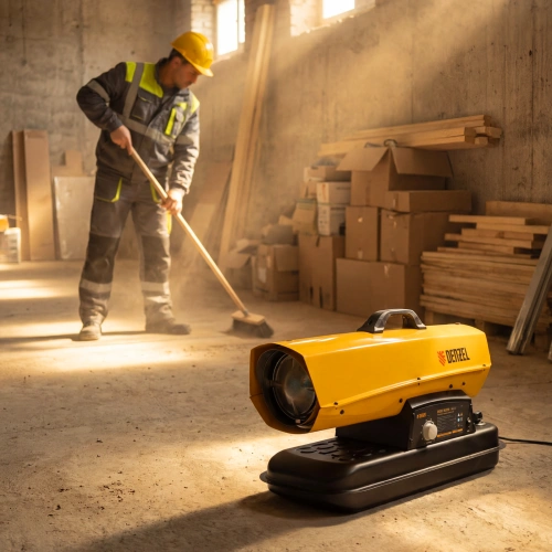 Дизельная тепловая пушка DHG-25i, 25 кВт, 600 м3/ч, прямой нагрев, термостат Denzel по ценам производителя в Челябинске с доставкой по всей России