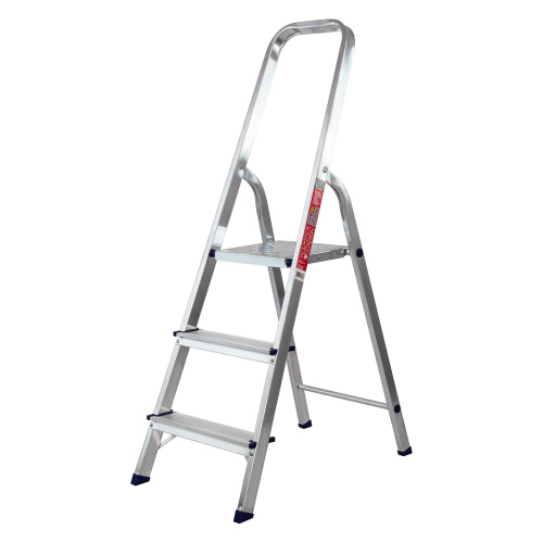 Стремянка усиленная, 3 ступени, алюминиевая, MTX по ценам производителя в Челябинске с доставкой по всей России