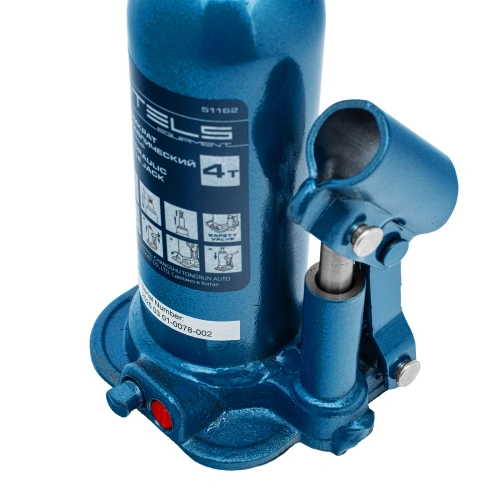 Домкрат гидравлический бутылочный, 4 т, h подъема 188-363 мм Stels по ценам производителя в Челябинске с доставкой по всей России