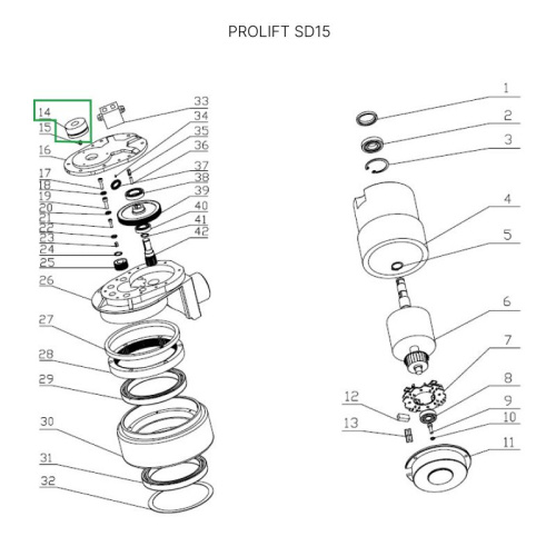 Катушка электромагнитного тормоза для штабелеров SDR 1-1,2 т, SDR1635, для тележек SD15 по ценам производителя в Челябинске с доставкой по всей России