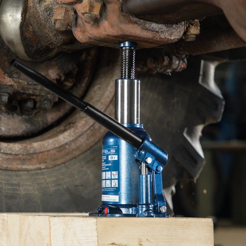 Домкрат гидравлический бутылочный телескопический, 8 т, подъем 180-410 мм Stels по ценам производителя в Челябинске с доставкой по всей России