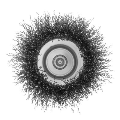 Щетка для дрели, 75 мм, "чашка" со шпилькой, витая проволока Сибртех по ценам производителя в Челябинске с доставкой по всей России
