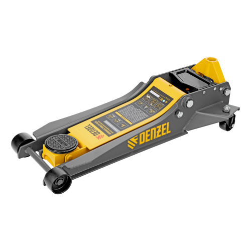 Домкрат гидравлический подкатной, 3 т, 85-610 мм, быстрый подъем, низ. подхват, проф, SUV Denzel по ценам производителя в Челябинске с доставкой по всей России