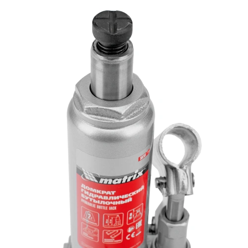 Домкрат гидравлический бутылочный, 2 т, h подъема 181-345 мм Matrix по ценам производителя в Челябинске с доставкой по всей России