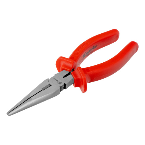 Длинногубцы прямые Econom, 180 мм, шлифованные, пластмассовые рукоятки Matrix по ценам производителя в Челябинске с доставкой по всей России