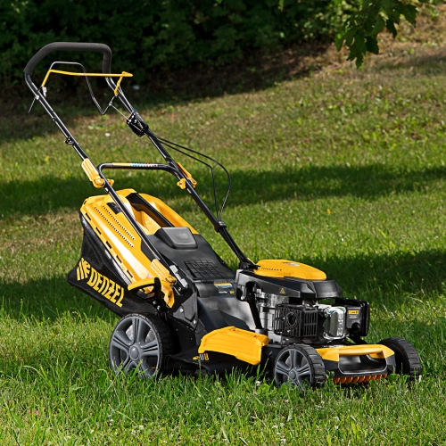 Газонокосилка бензиновая GLD-520SP, 196 куб.см, ширина 52 см, привод, 7 уровней,травосборник 60 л Denzel по ценам производителя в Челябинске с доставкой по всей России