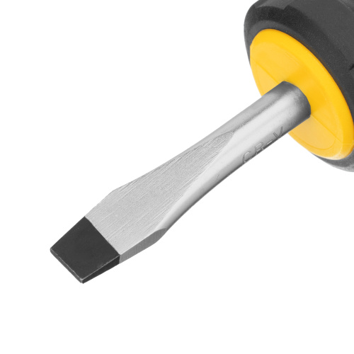 Отвертка SL6x38 мм, CrV, трехкомпонентная рукоятка Denzel по ценам производителя в Челябинске с доставкой по всей России