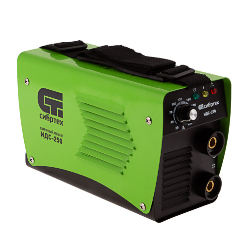 Аппарат инверторный дуговой сварки ИДС-250, 250 А, ПВ 80%, диаметр электрода 1.6-5 мм Сибртех по ценам производителя в Челябинске с доставкой по всей России