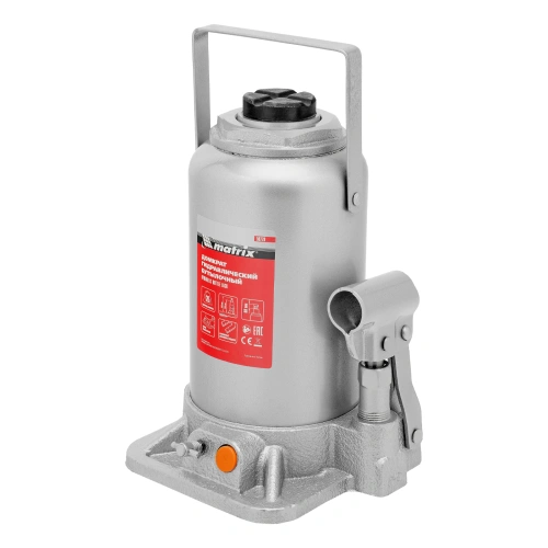 Домкрат гидравлический бутылочный, 20 т, h подъема 244-449 мм Matrix по ценам производителя в Челябинске с доставкой по всей России