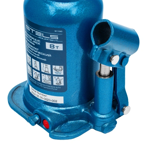 Домкрат гидравлический бутылочный телескопический, 8 т, подъем 180-410 мм Stels по ценам производителя в Челябинске с доставкой по всей России