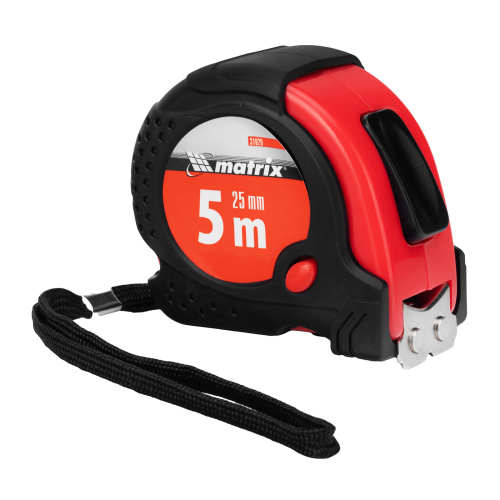 Рулетка Status Magnet fixation,5 м х 25 мм,обрезиненный корпус,зацеп с магнитом Matrix по ценам производителя в Челябинске с доставкой по всей России