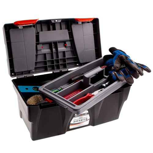 Ящик для инструмента 20", 500 х 260 х 260 мм, пластик Stels по ценам производителя в Челябинске с доставкой по всей России