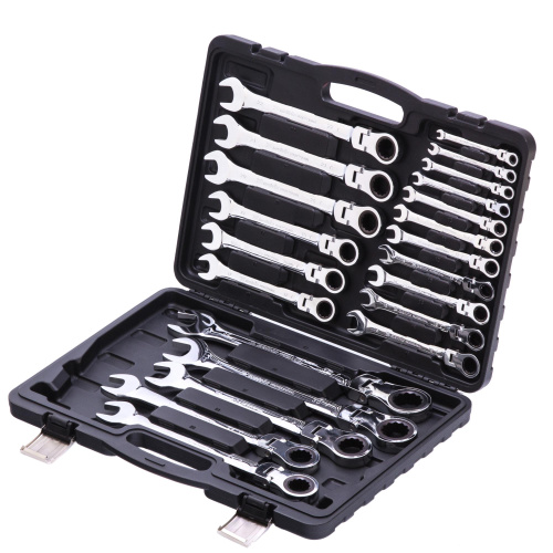 Набор ключей комбинированных, трещоточных шарнирных 13 шт. Matrix по ценам производителя в Челябинске с доставкой по всей России