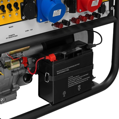 Генератор бензиновый PS 90 ED-3, 9.0 кВт, переключение режима 230 В/400 В, 25 л, электростартер Denzel по ценам производителя в Челябинске с доставкой по всей России