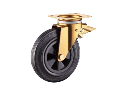 Колесо поворотное SCb63K 160 мм с тормозом по ценам производителя в Челябинске с доставкой по всей России