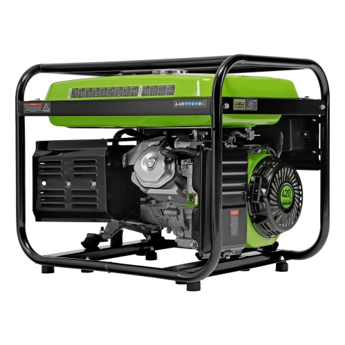 Генератор бензиновый БС-8000, 6,6 кВт, 230В, четырехтактный, 25 л, ручной стартер Сибртех по ценам производителя в Челябинске с доставкой по всей России