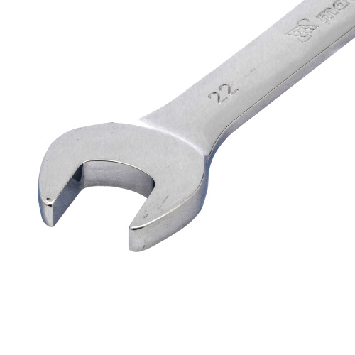 Ключ комбинированный трещоточный, 22 мм, CrV, зеркальный хром Matrix по ценам производителя в Челябинске с доставкой по всей России