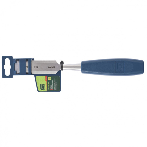 Стамеска, 24 мм, пластиковая рукоятка Сибртех по ценам производителя в Челябинске с доставкой по всей России