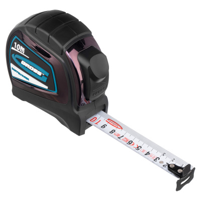 Рулетка "Doppelhaken",10 м x 25 мм,двухсторонний зацеп,Нейлон,двусторонняя шкала,автоматическая фиксация Gross по ценам производителя в Челябинске с доставкой по всей России