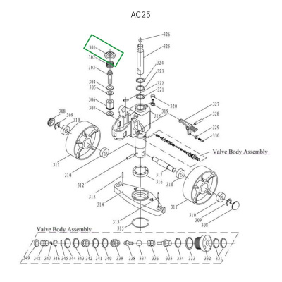 Крышка пружины возвратной для гидравлических тележек DF25 по ценам производителя в Челябинске с доставкой по всей России