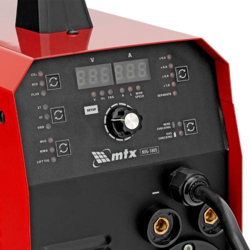 Аппарат инвертор. полуавтомат. cварки MIG-180S, 180A, ПВ 60%, катушка 5 кг MTX по ценам производителя в Челябинске с доставкой по всей России