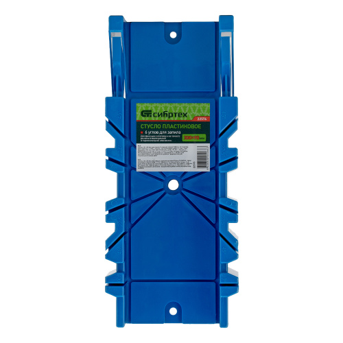 Стусло пластиковое, 300 х 90 мм, 6 углов для запила Сибртех по ценам производителя в Челябинске с доставкой по всей России