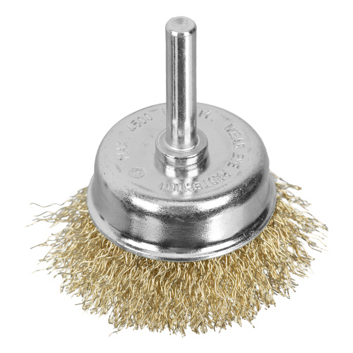 Набор щеток для дрели, 3 шт, 1 плоская, 65 мм, 50 мм "чашка", ручная металлическая Matrix по ценам производителя в Челябинске с доставкой по всей России