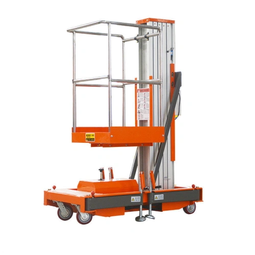 Подъемник мачтовый аккумуляторный 125 кг 8/10 м TOR GTWY8-100 DC 1-мачтовый по ценам производителя в Челябинске с доставкой по всей России