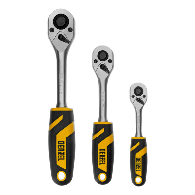 Набор инструментов, 1/2", 1/4", 3/8", CrV, S2, пластиковый кейс, 216 предметов Denzel по ценам производителя в Челябинске с доставкой по всей России